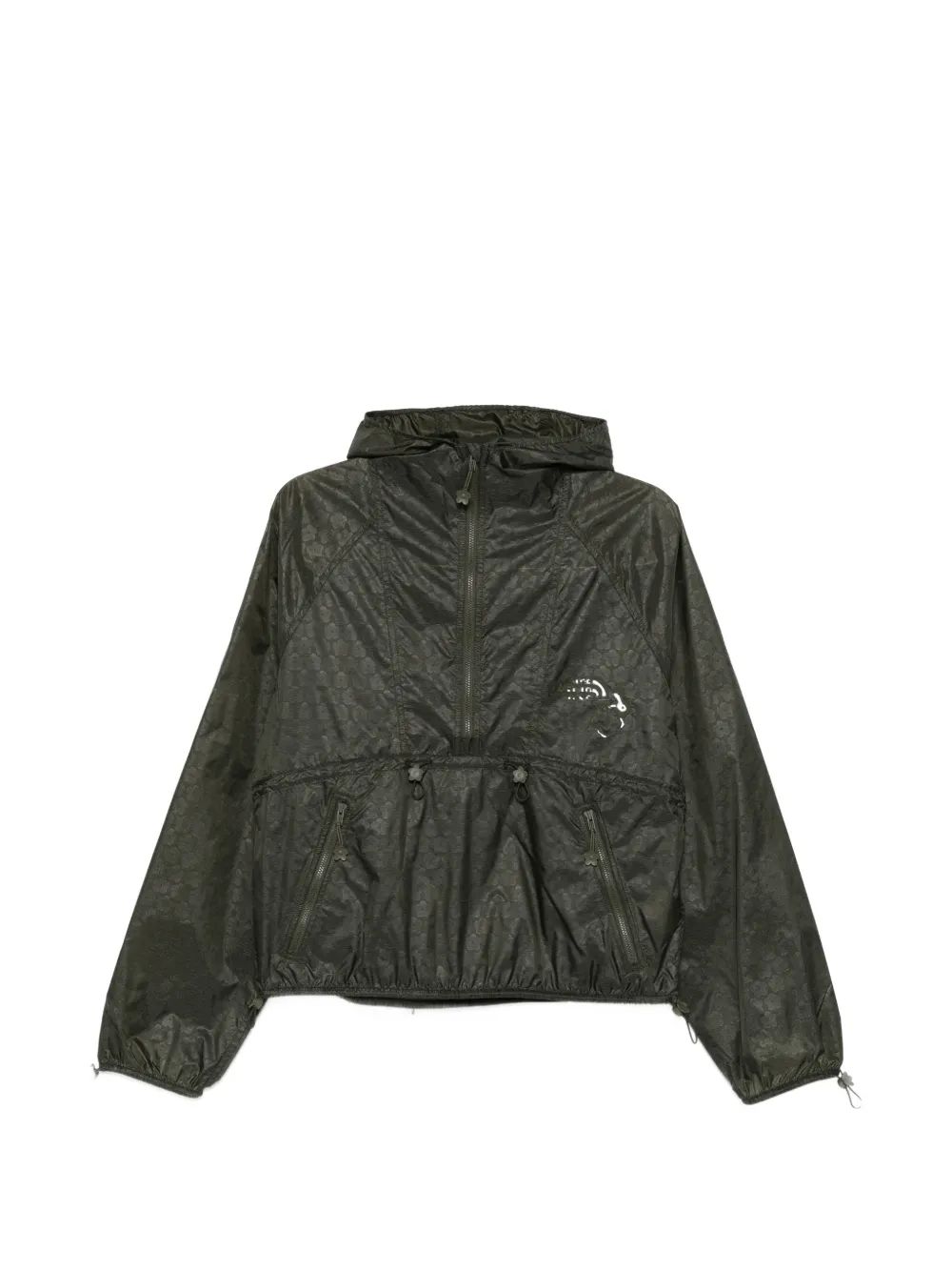 The North Face x Cecilie Bahnsen patterned hooded jacket - Verde