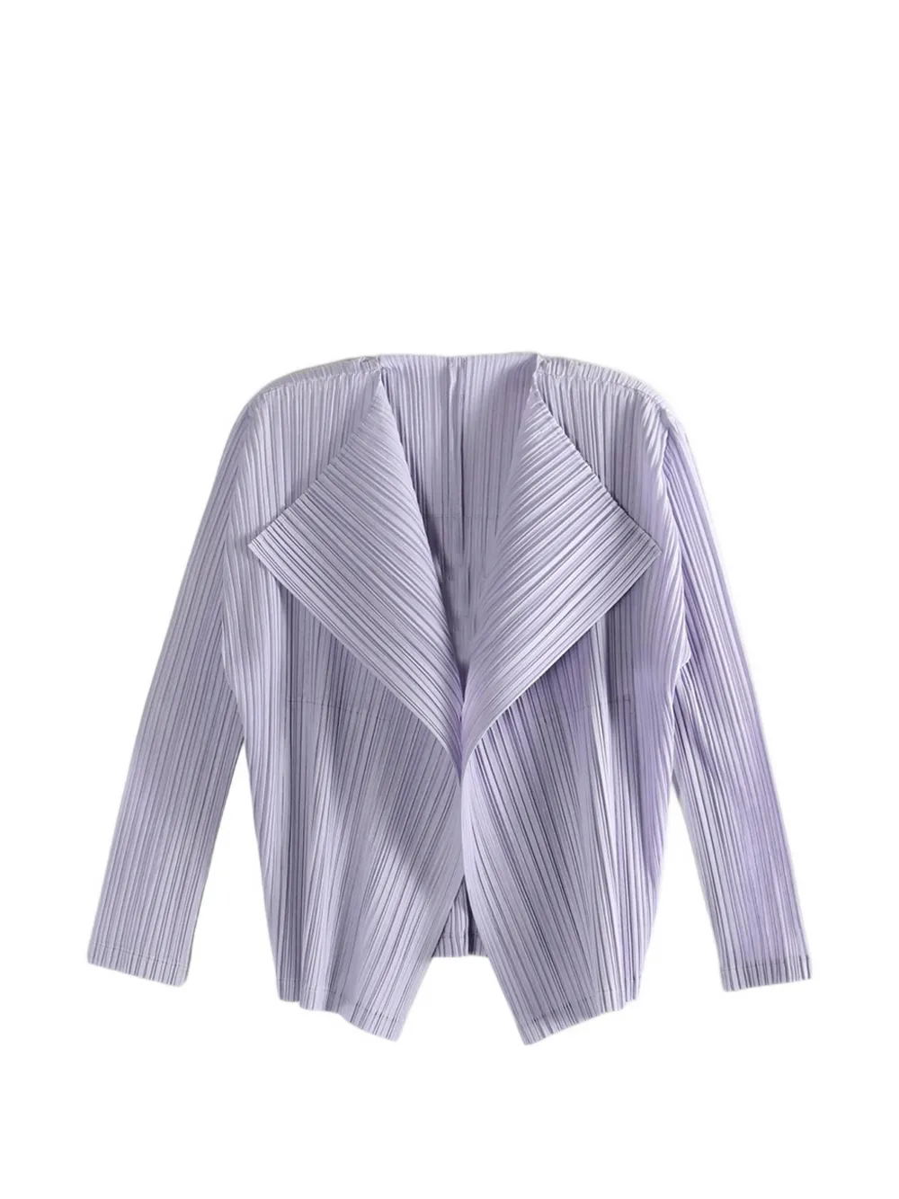 Pleats Please Issey Miyake pleated jacket - Purple