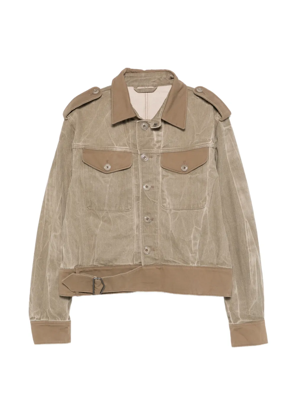 OUR LEGACY Battle flap-pocket jacket - Nude