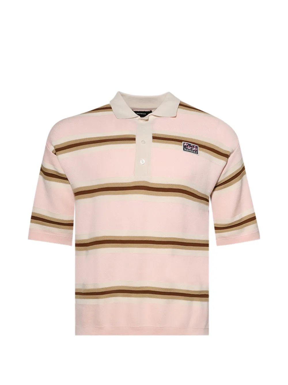 Nahmias striped polo shirt - Rosa