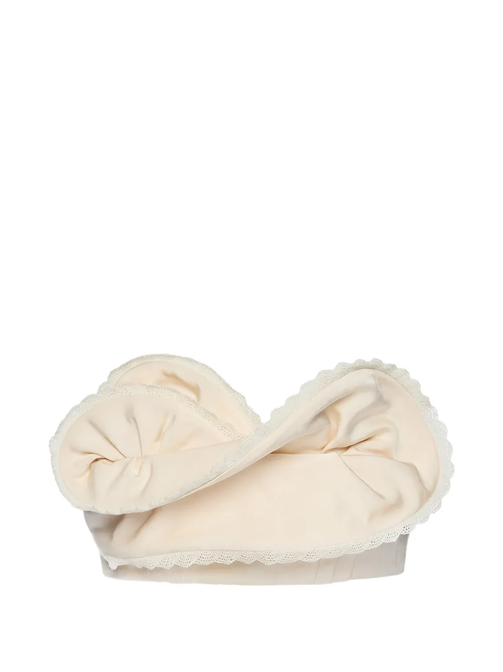 Magda Butrym lace-trim top - Toni neutri