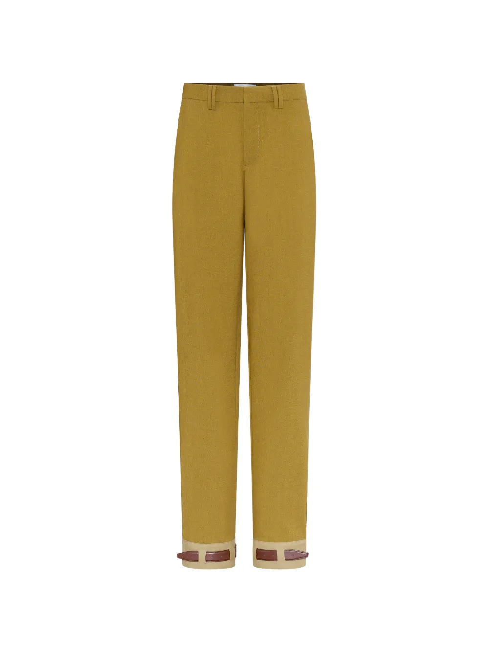 Jean Paul Gaultier belt-hem trousers - Giallo