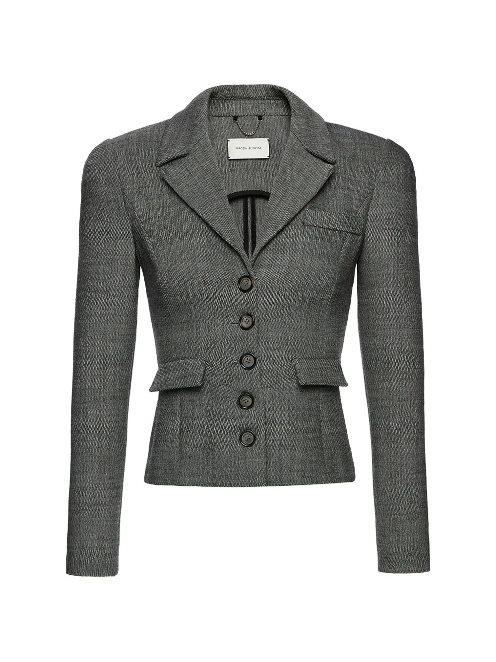 Magda Butrym buttoned blazer - Grigio