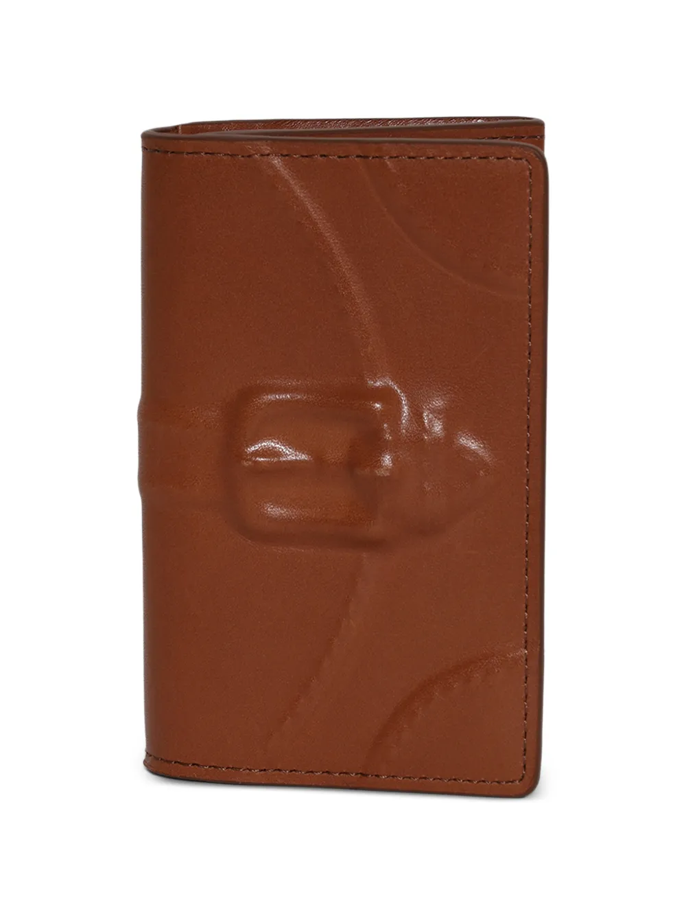Maison MIHARA YASUHIRO Invisible Buckle Embossed Wallet | Brown