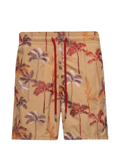 Vilebrequin short de bain à imprimé palmier