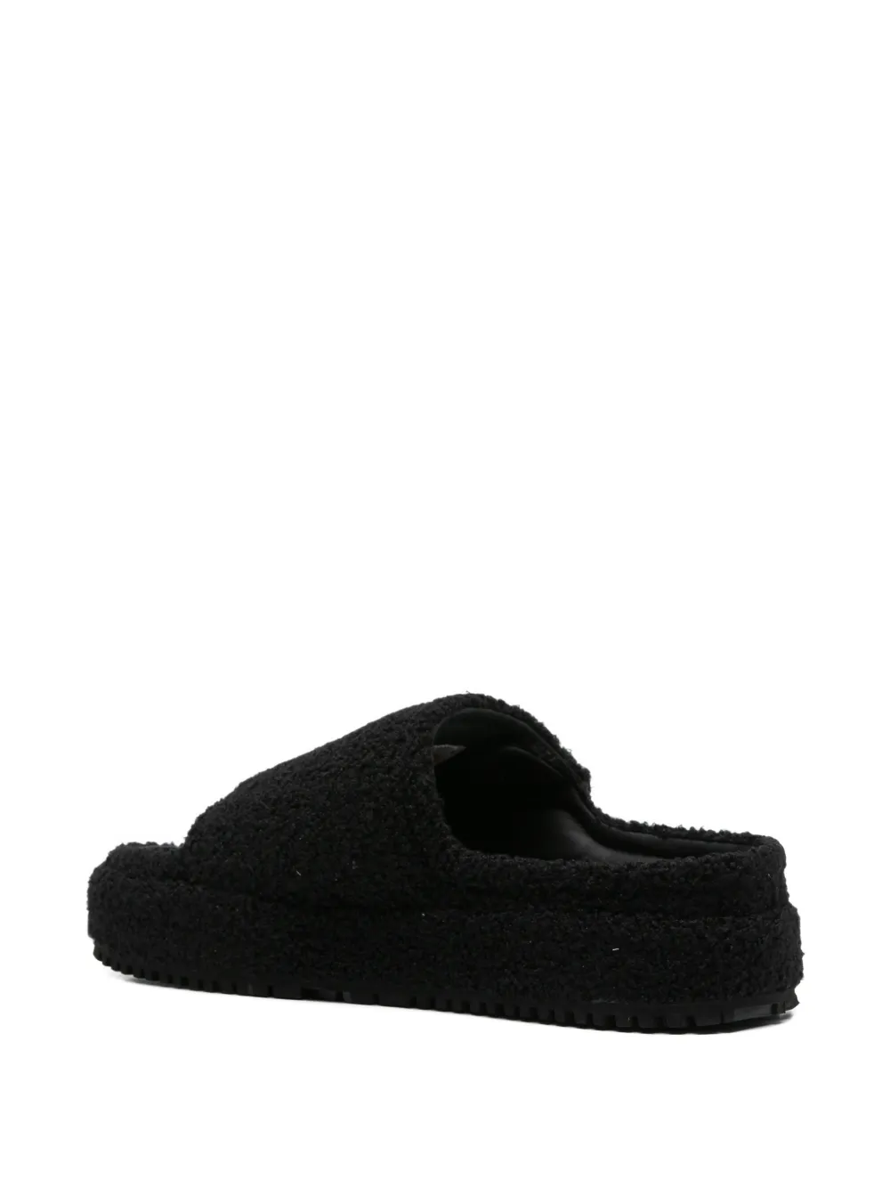 PDF Pluizige sandalen Zwart