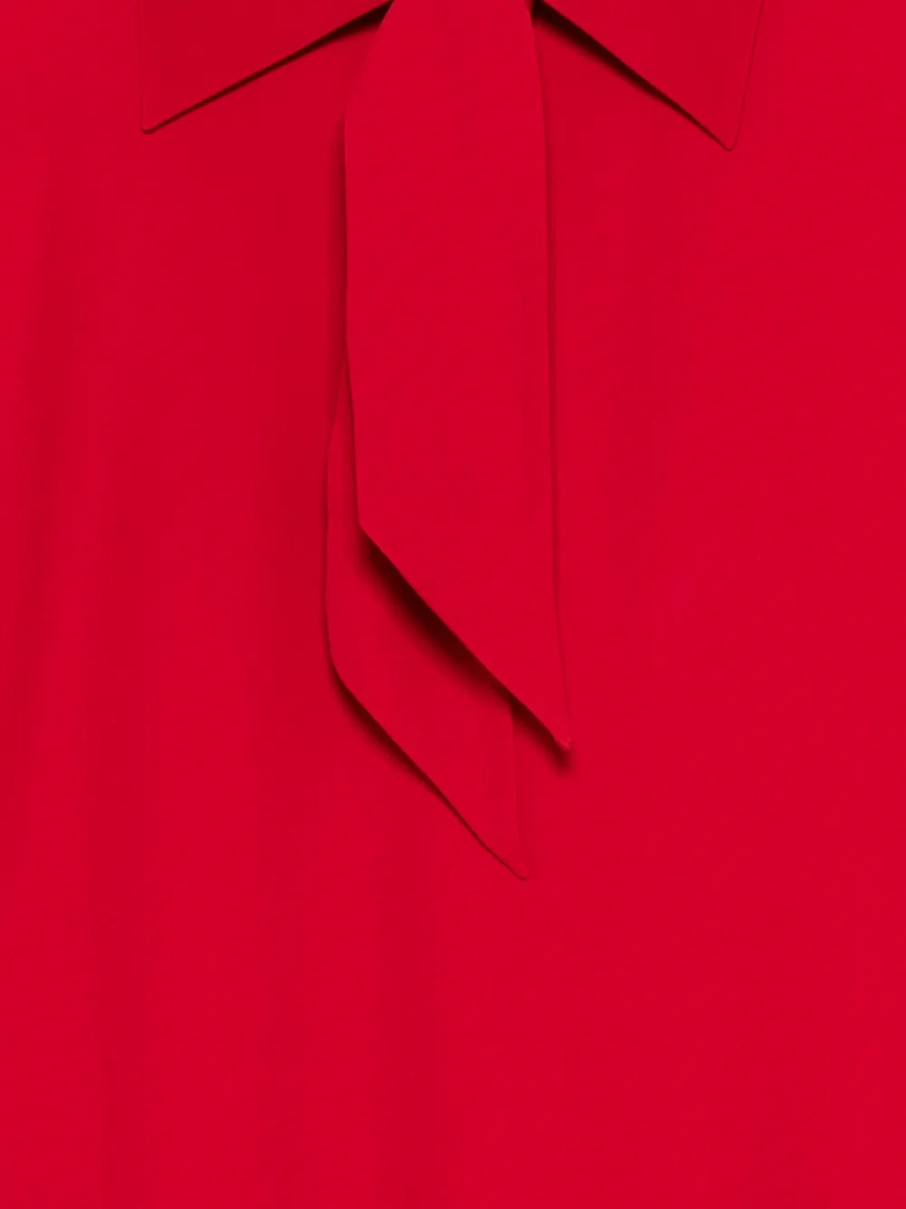 Luisa Cerano Blouse met strik Rood
