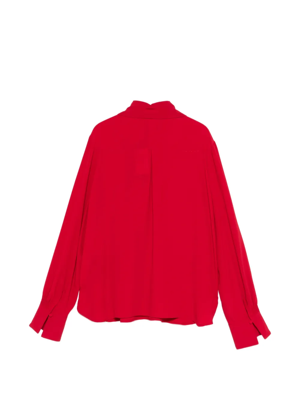 Luisa Cerano Blouse met strik Rood