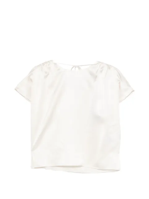 Luisa Cerano tie-detail blouse