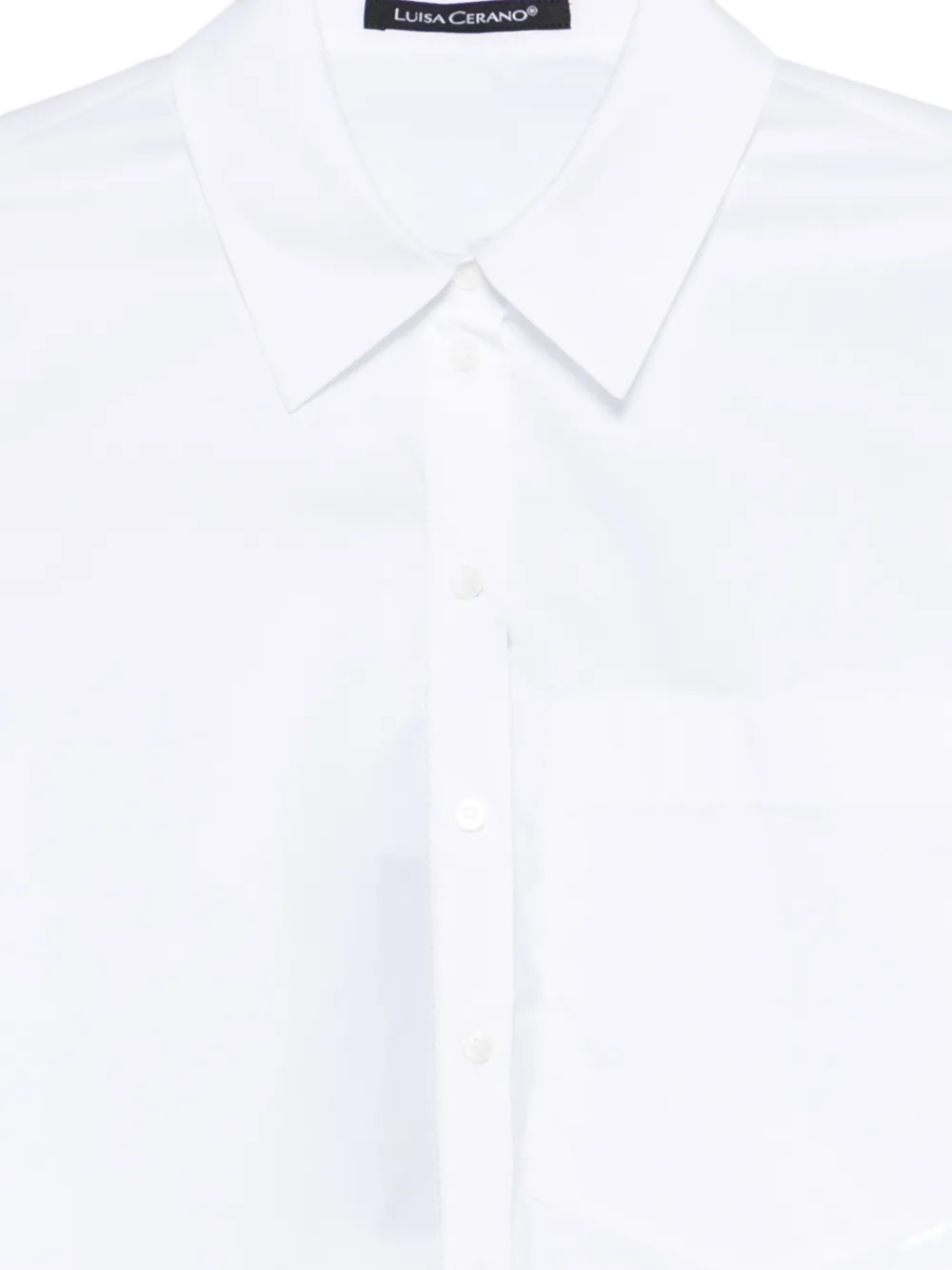 Luisa Cerano blouse met borstzak Wit