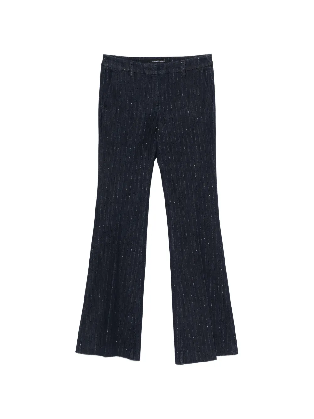Luisa Cerano Jeans svasati gessati - Blu