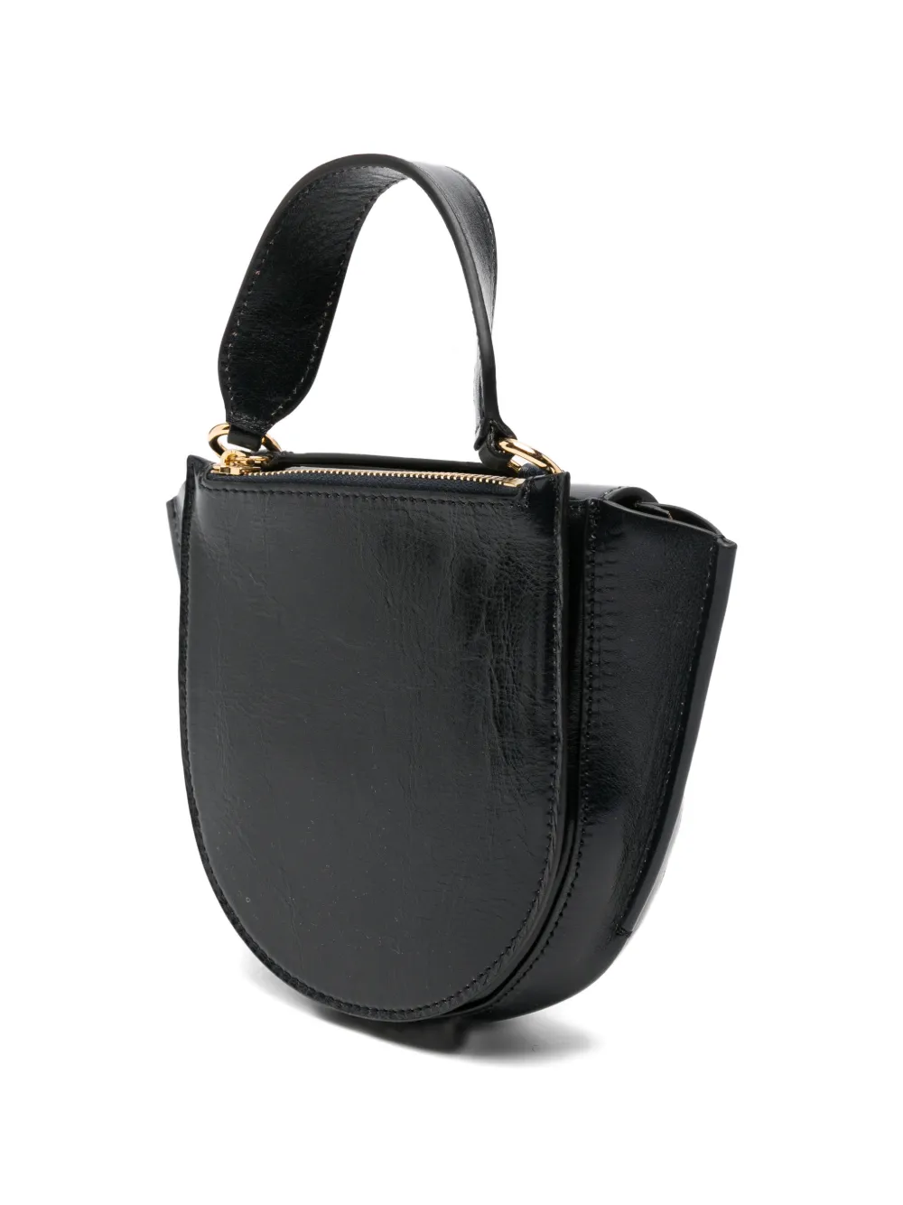 Wandler Hortensia Piccola leren shopper Blauw