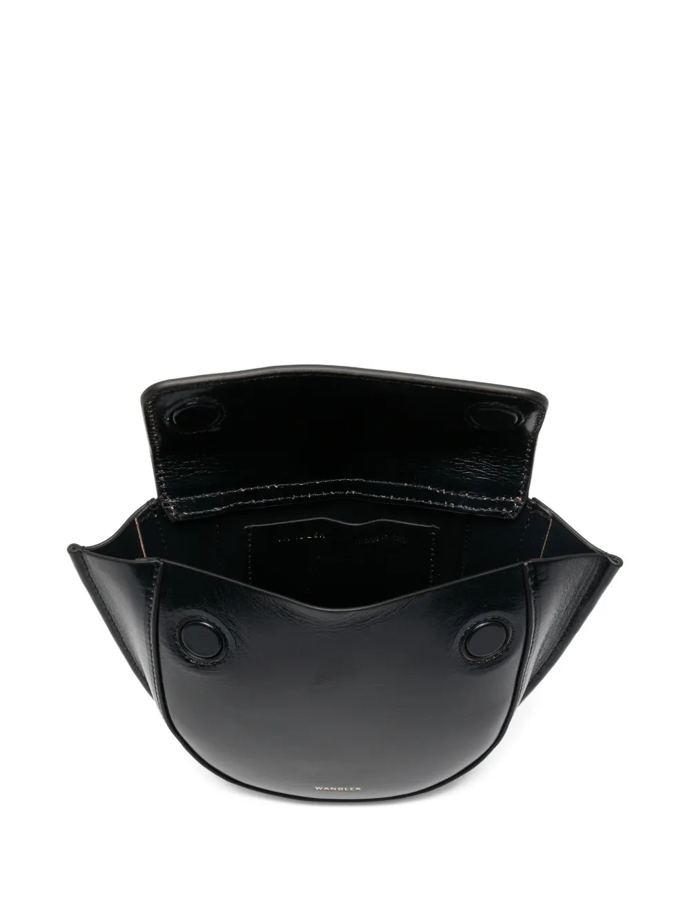 Wandler Hortensia Piccola leren shopper Blauw