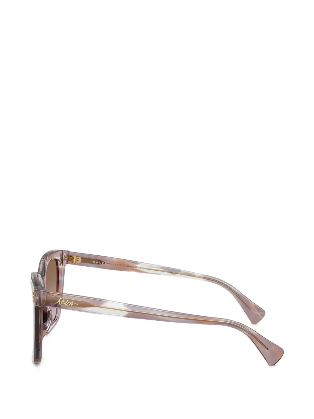 POLO RALPH LAUREN EYEWEAR Zonnebril met vierkant montuur Roze