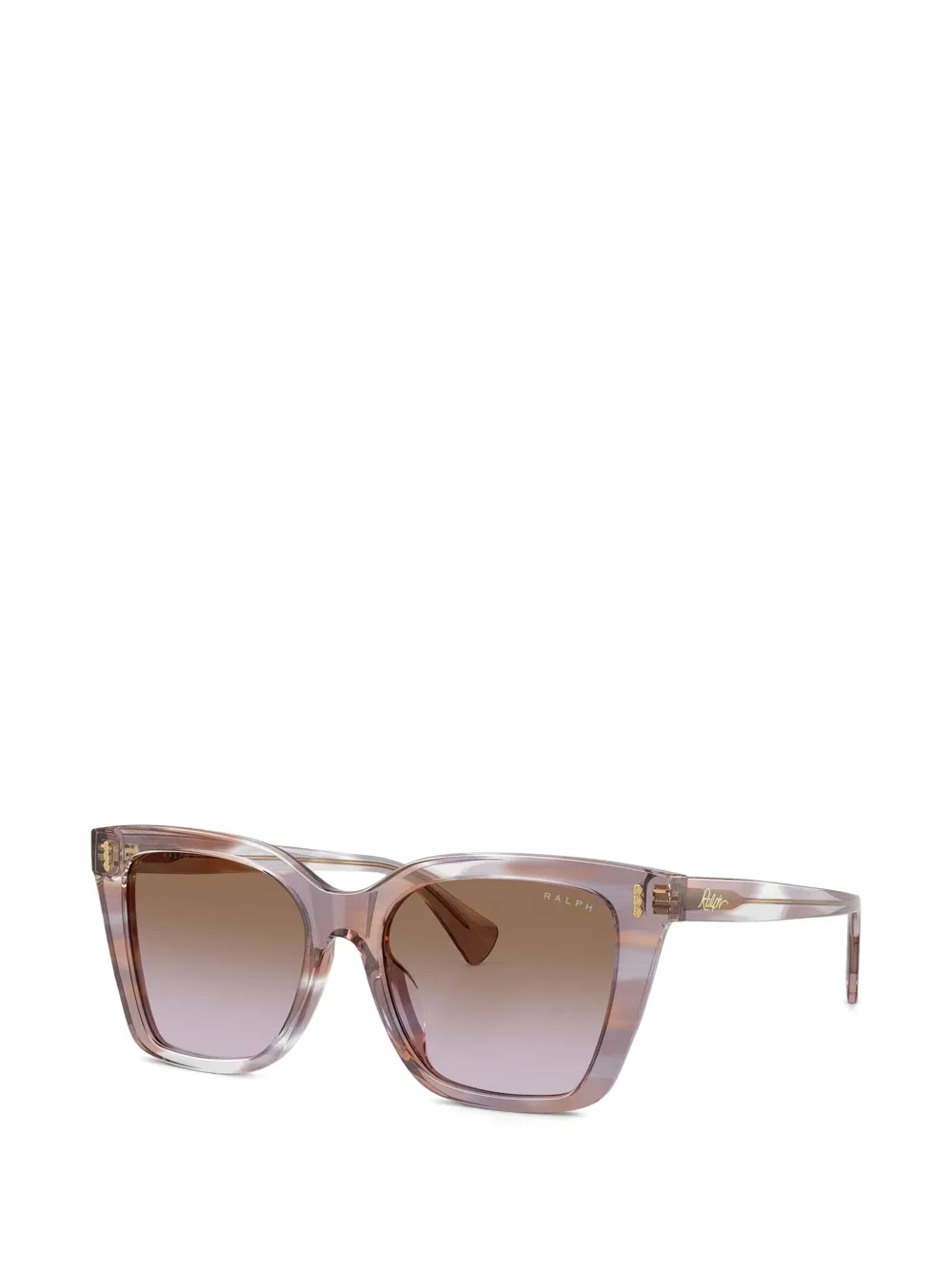 POLO RALPH LAUREN EYEWEAR Zonnebril met vierkant montuur Roze