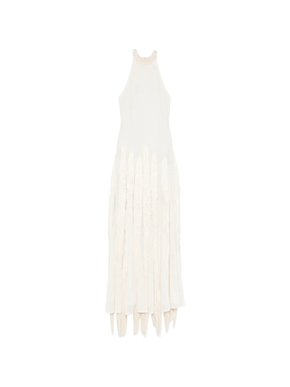 Bless halterneck maxi dress - Toni neutri