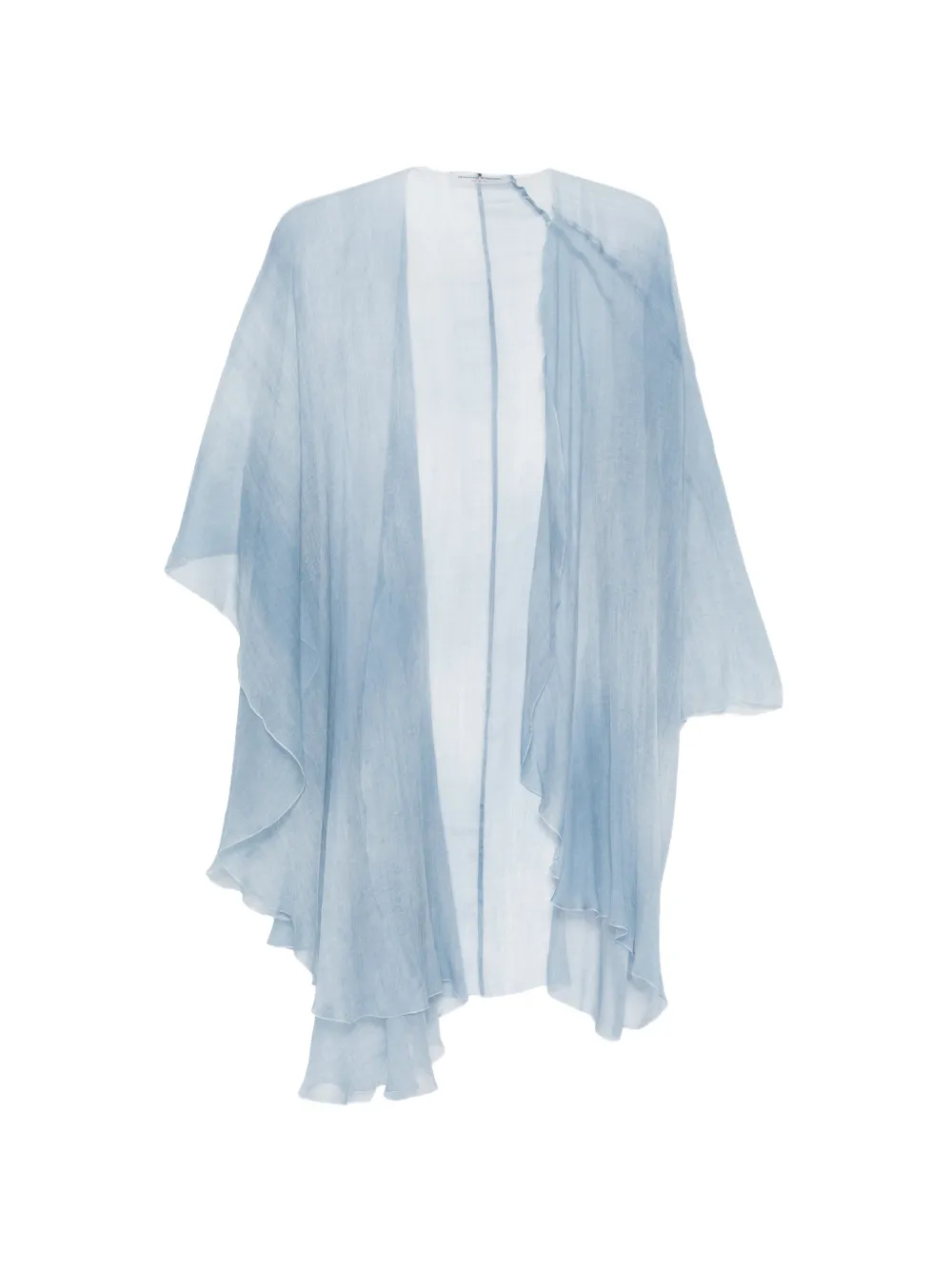 Ermanno Scervino draped cape - Blau
