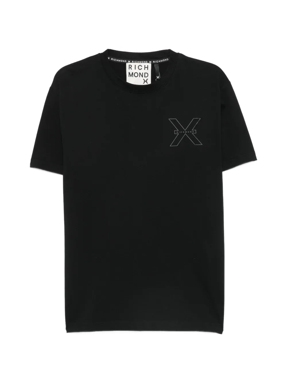 John Richmond logo-print crew-neck T-shirt - Nero