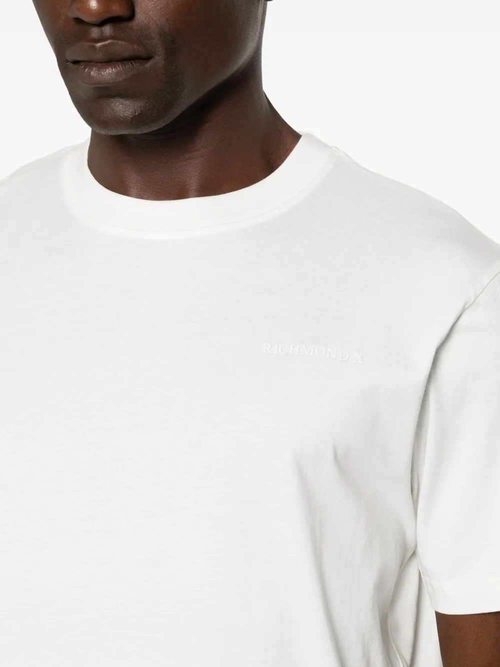 John Richmond T-shirt met ronde hals Beige