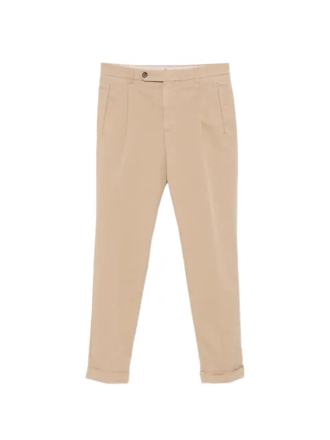 Berwich pantalones con pinzas y dobladillo vuelto