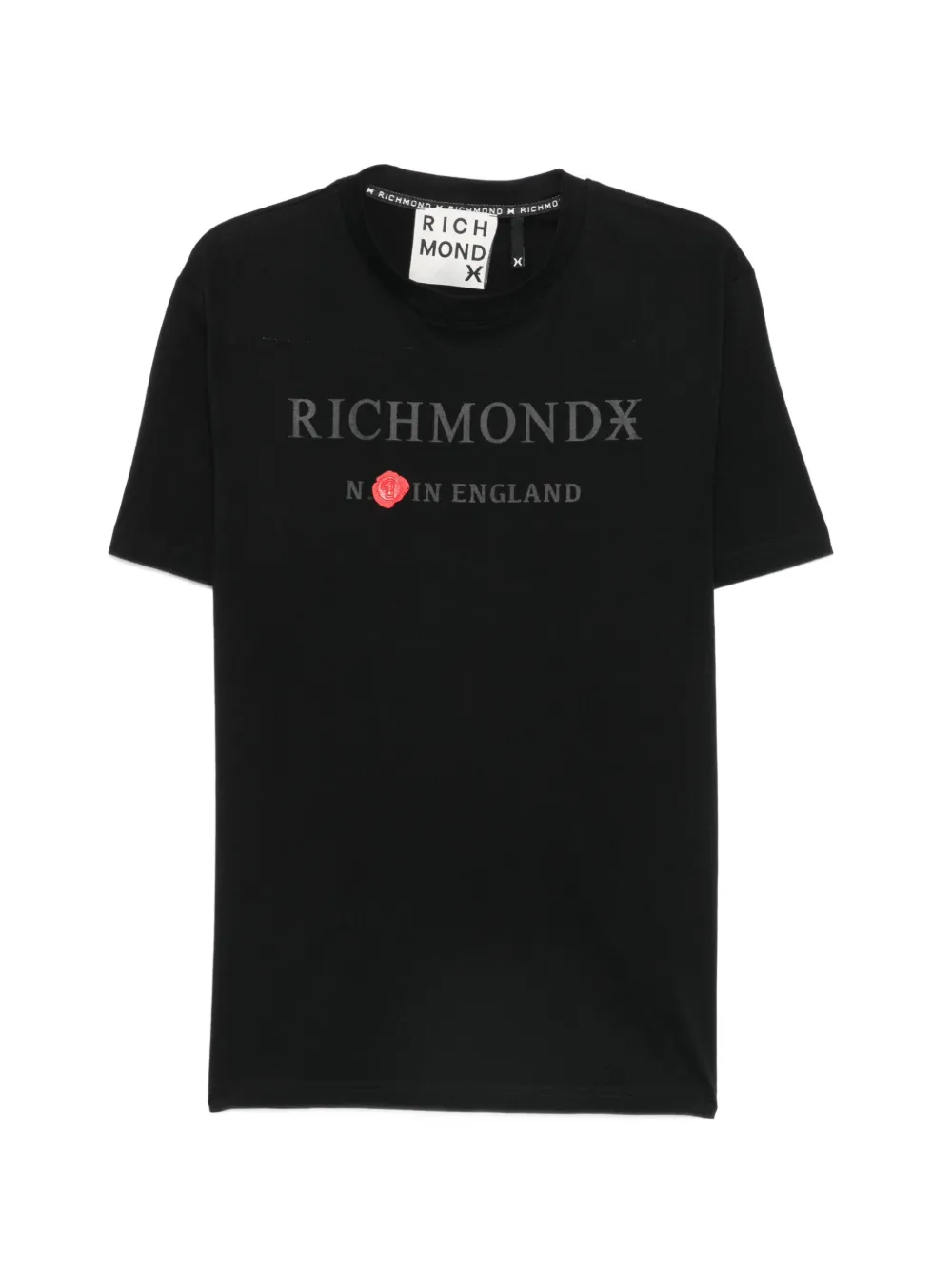 John Richmond logo-print cotton T-shirt - Nero
