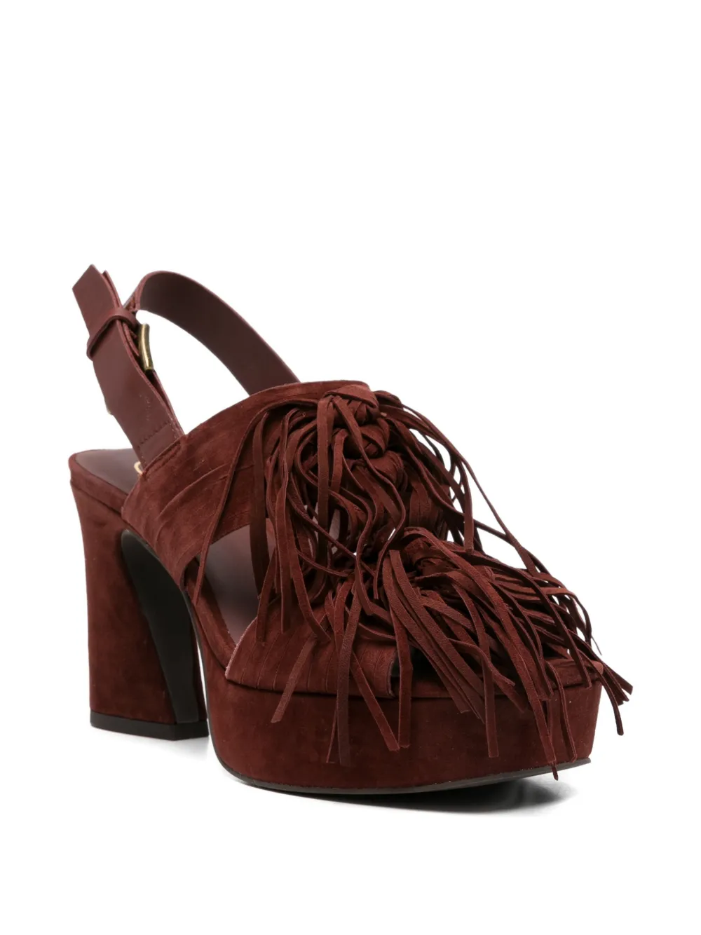 Ash fringe-detailed platform sandals Bruin