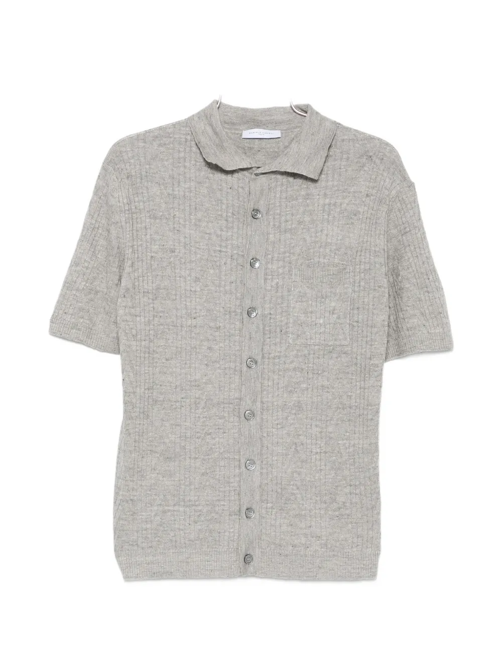 Daniele Fiesoli buttoned ribbed jacket - Grigio