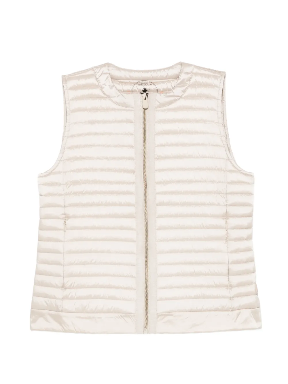 Save The Duck quilted sleeveless gilet - Nude