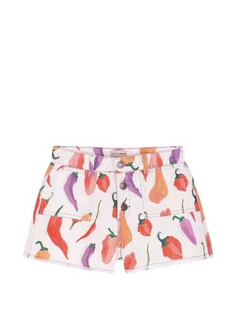 Favorite People Peperone buttoned shorts