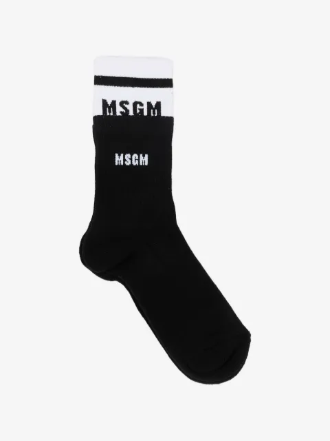 MSGM Kids calcetines con logo