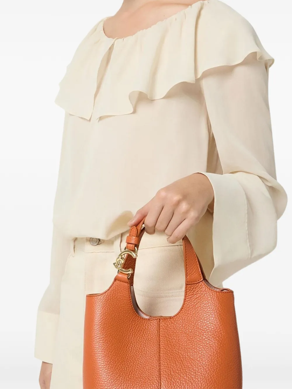Coccinelle Kleine C-Easy shopper Oranje