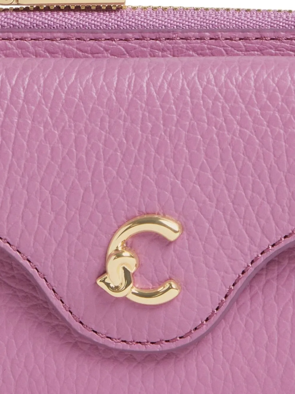 Coccinelle C-Me pasjeshouder met logo Paars