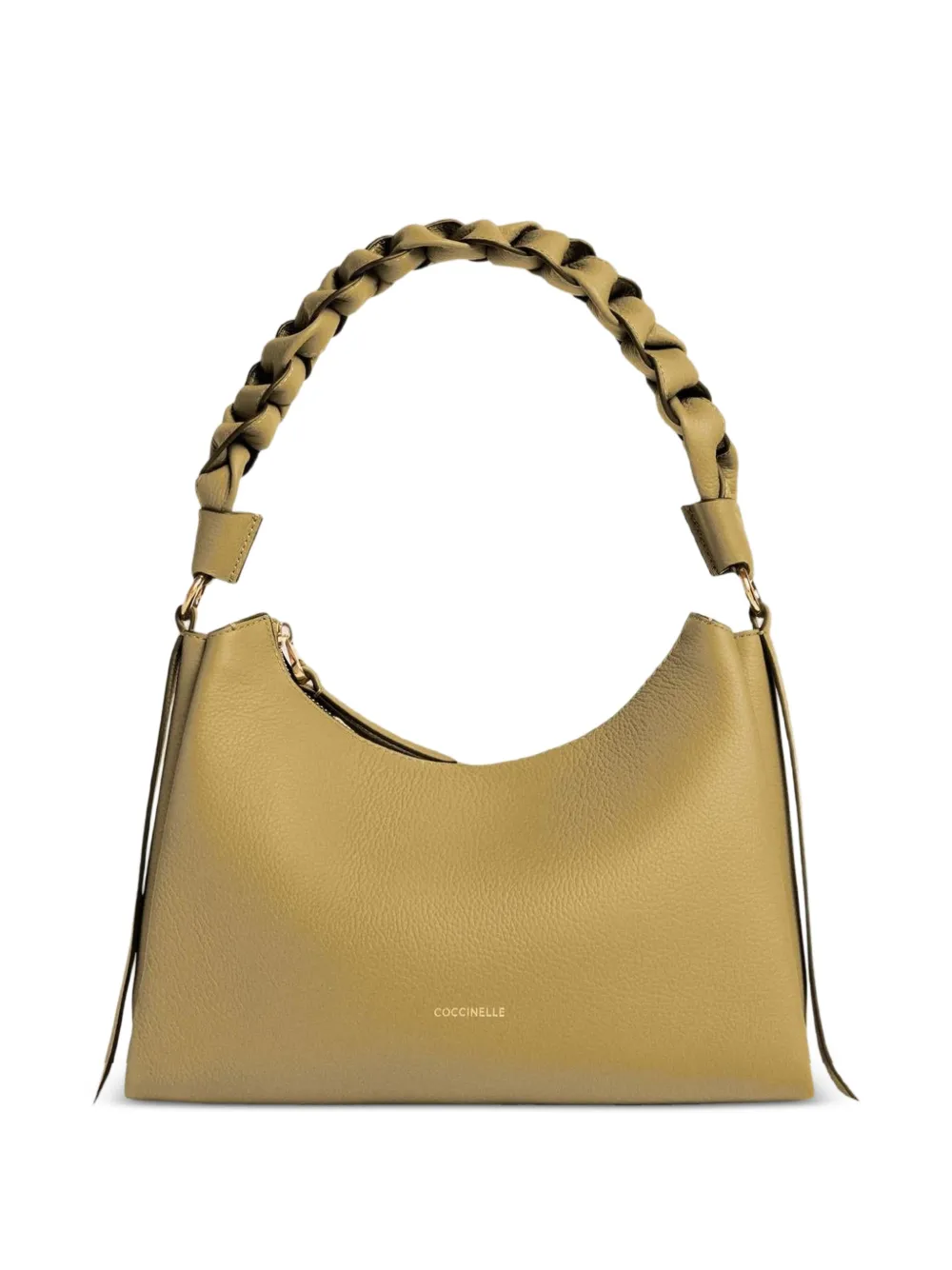 Coccinelle small Boheme braided-handle shoulder bag - Verde