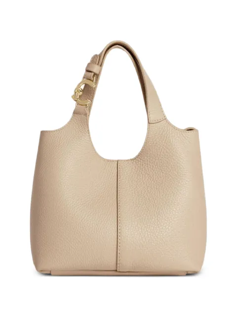 Coccinelle tote C-Easy pequeña con dije de logo