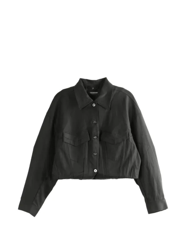 Kiko Kostadinov Buttoned Pocket Jacket | Black | FARFETCH