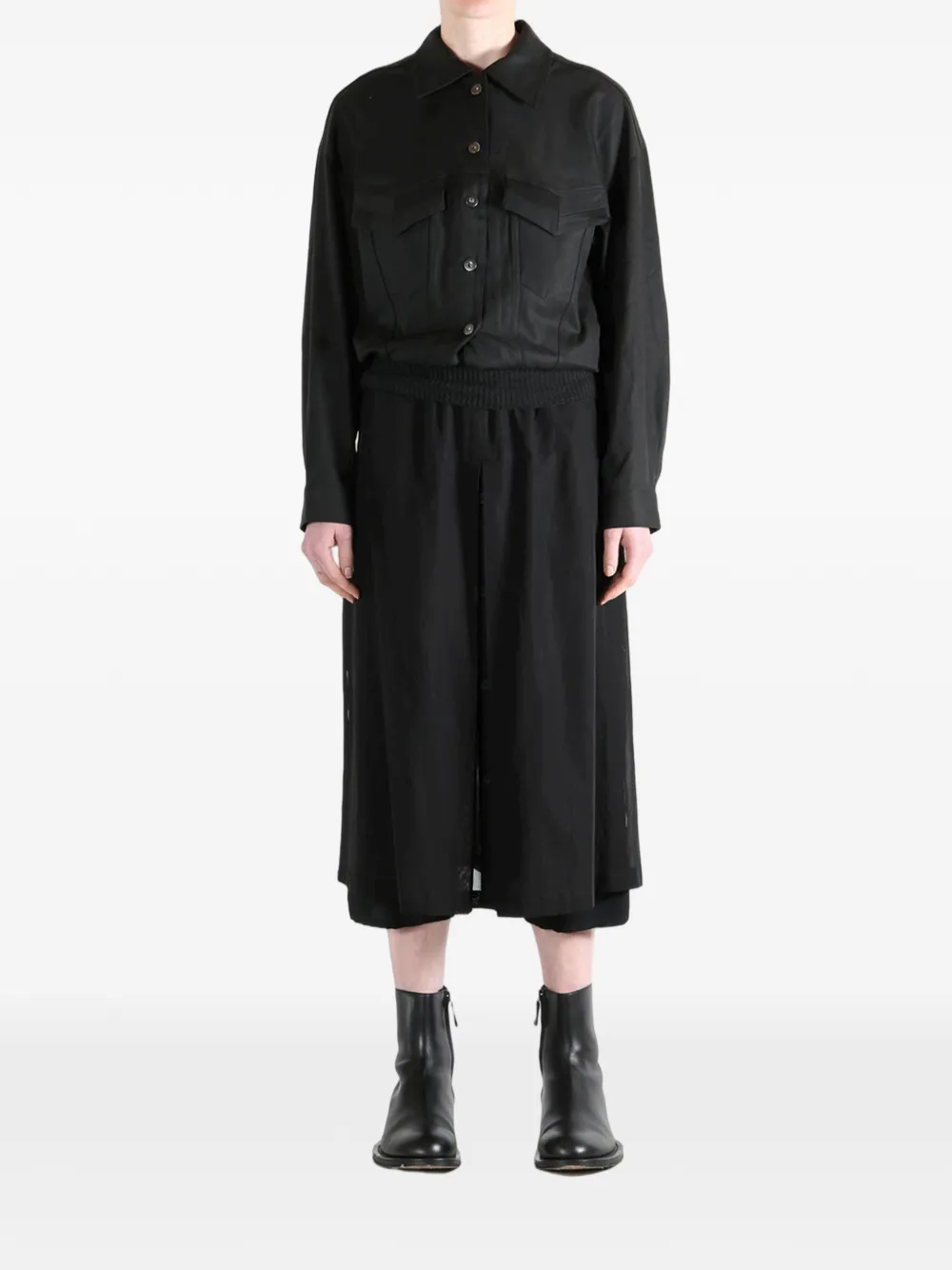  Kiko Kostadinov Buttoned Pocket Jacket - Black 