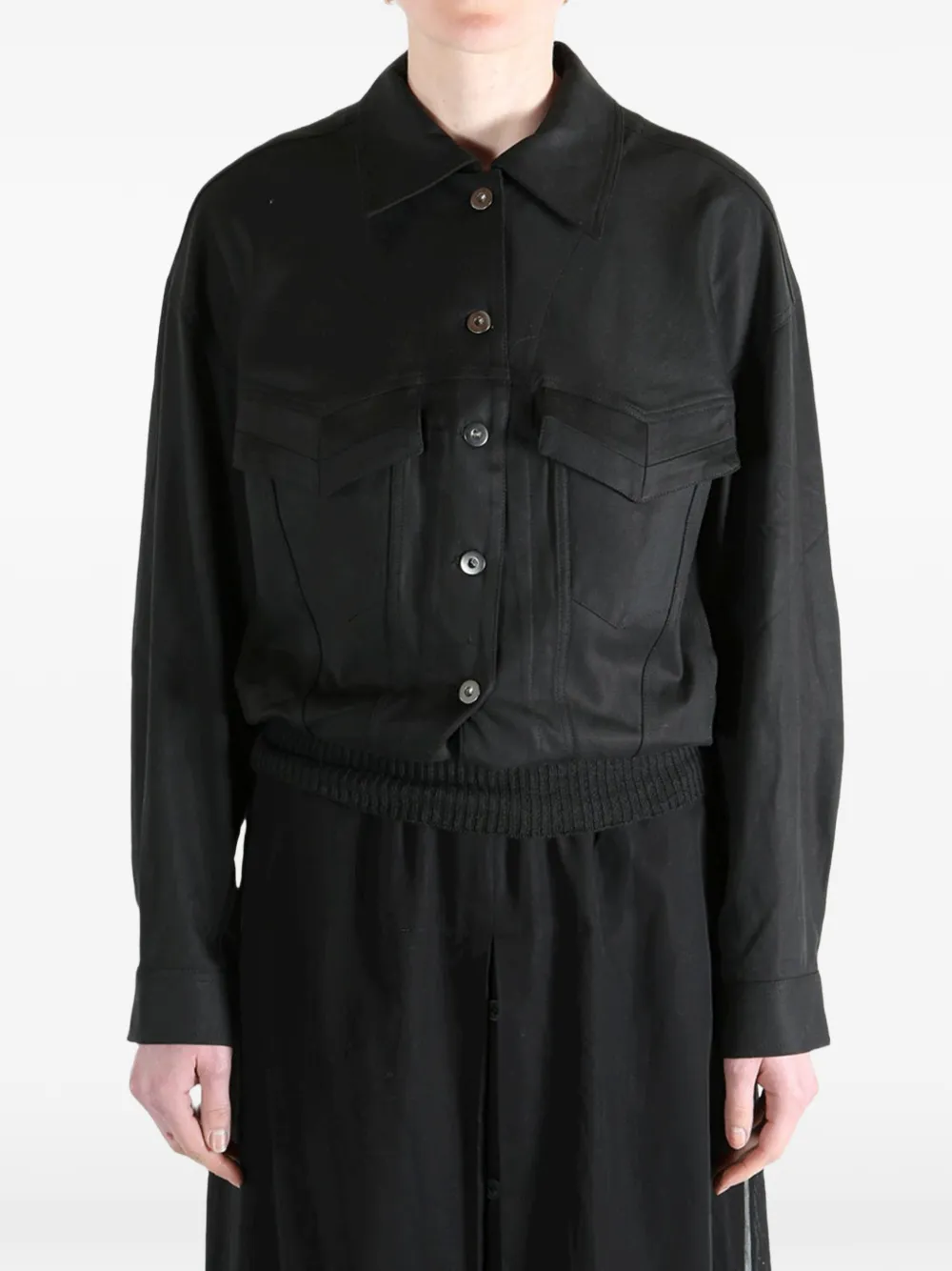  Kiko Kostadinov Buttoned Pocket Jacket - Black 