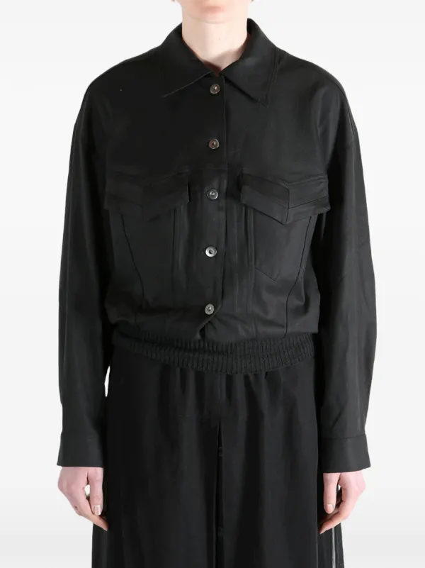Kiko Kostadinov ボタンポケット ジャケット | ブラック | FARFETCH JP