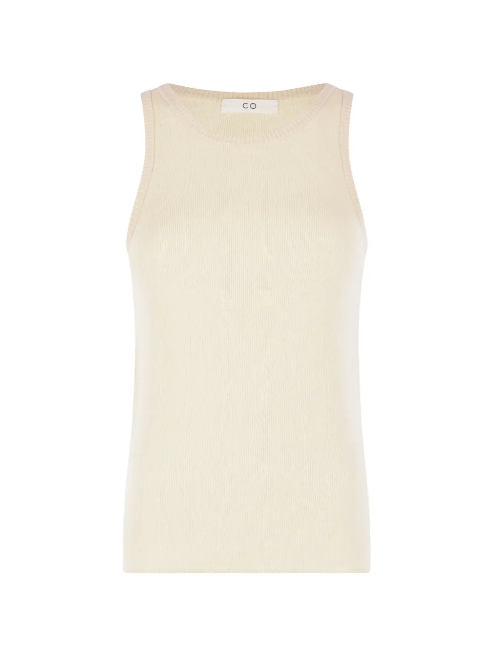 Co ribbed-knit silk-blend top - Toni neutri