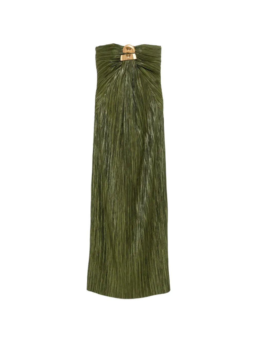 Cult Gaia Sequoia pleated maxi dress - Verde