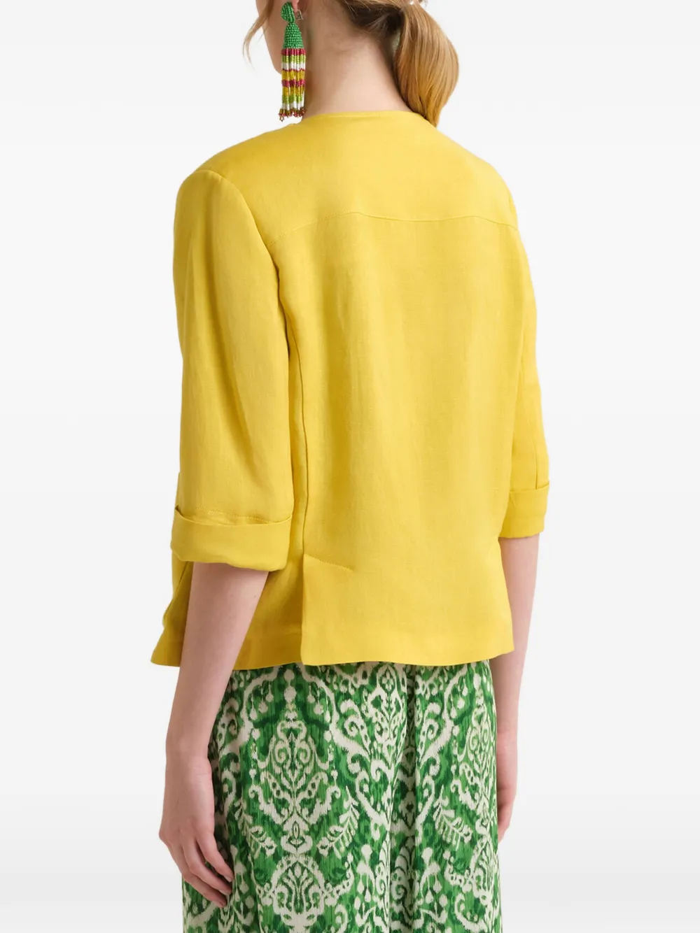  Maliparmi Chaqueta Con Botones - Amarillo 