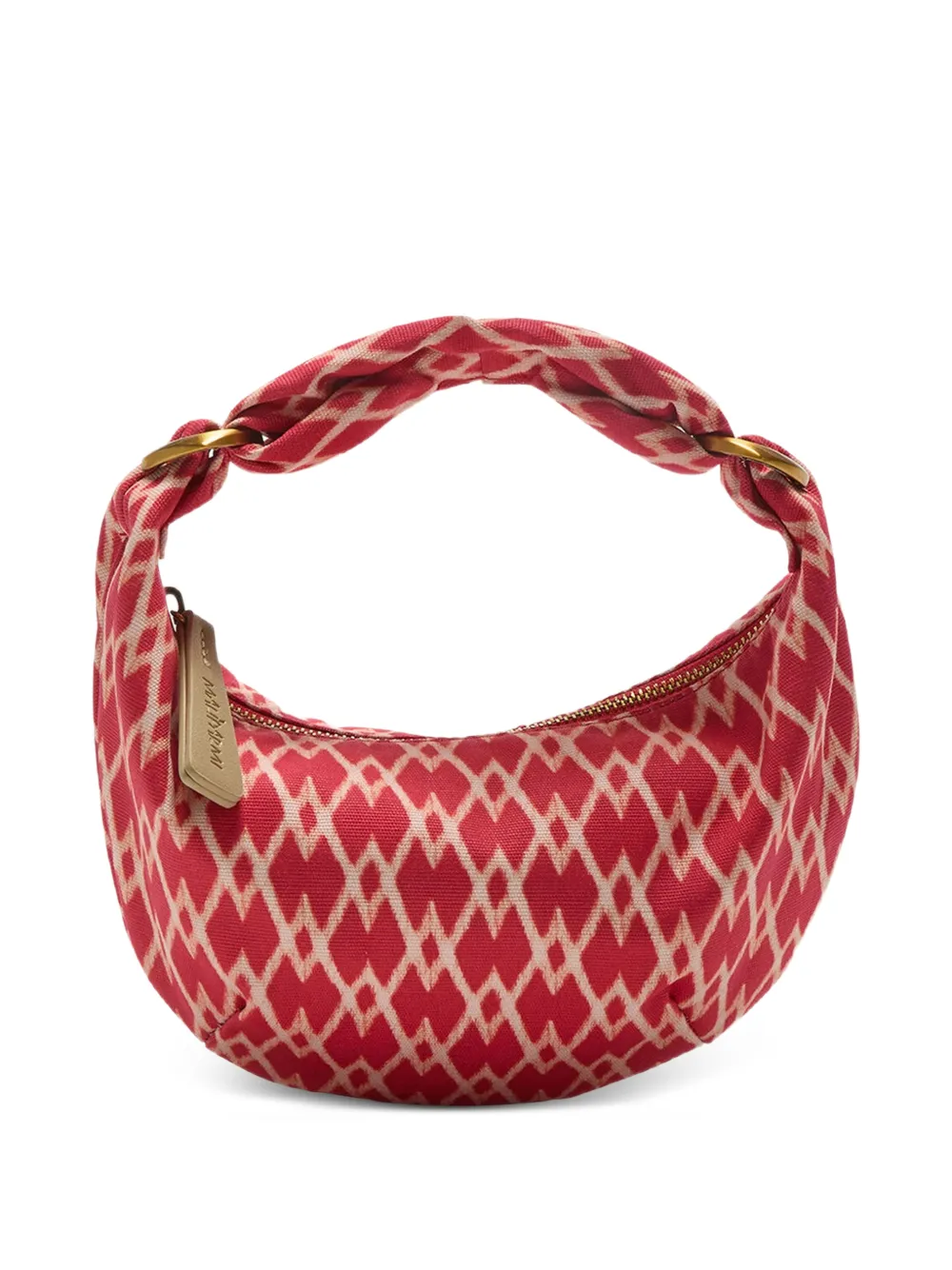 MALIPARMI Borsa a spalla con stampa - Rosso