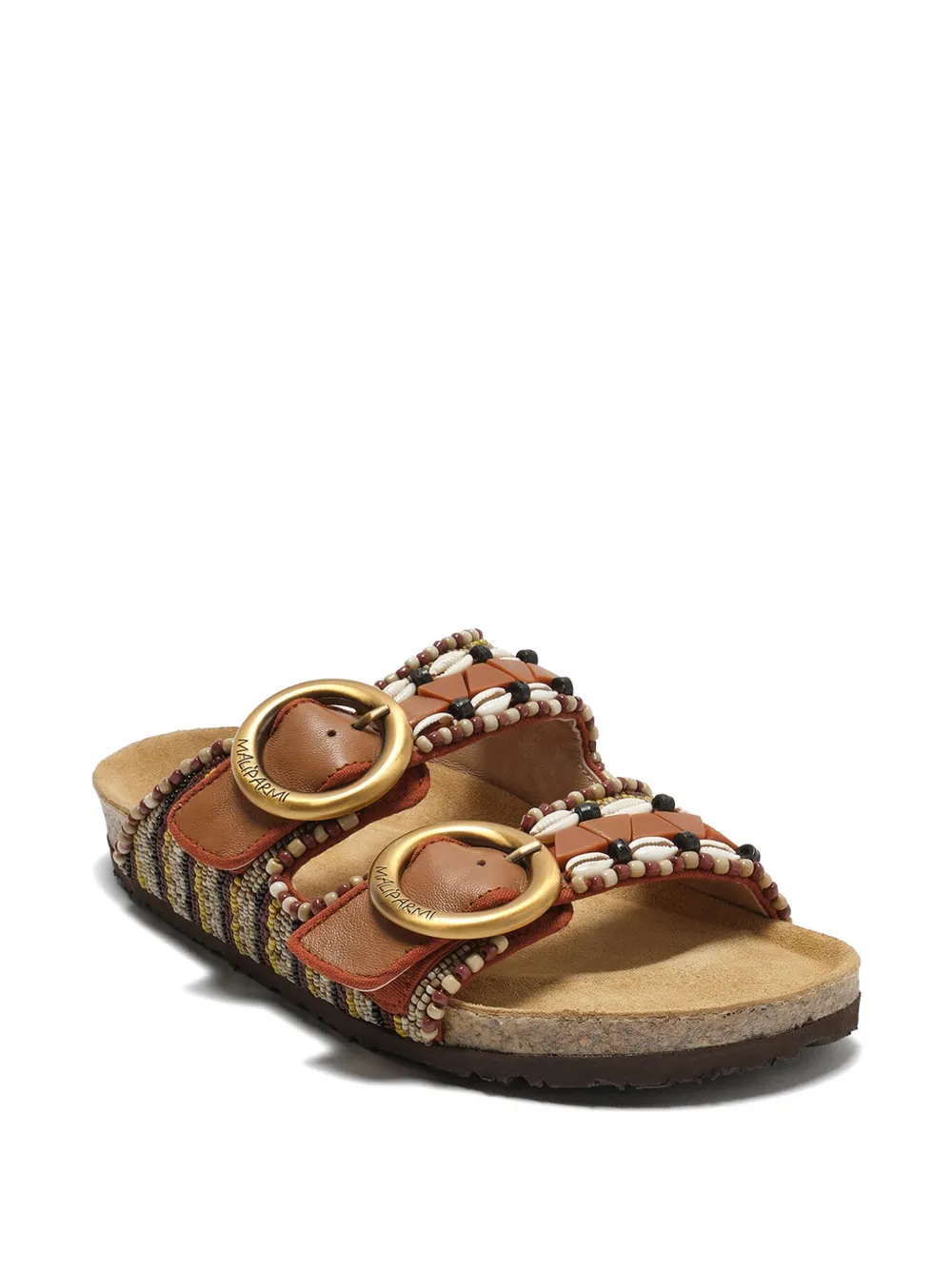 MALIPARMI Summer Shell sandalen Bruin