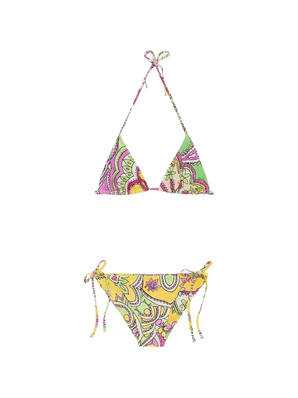 MALIPARMI Bikini con stampa paisley - Verde