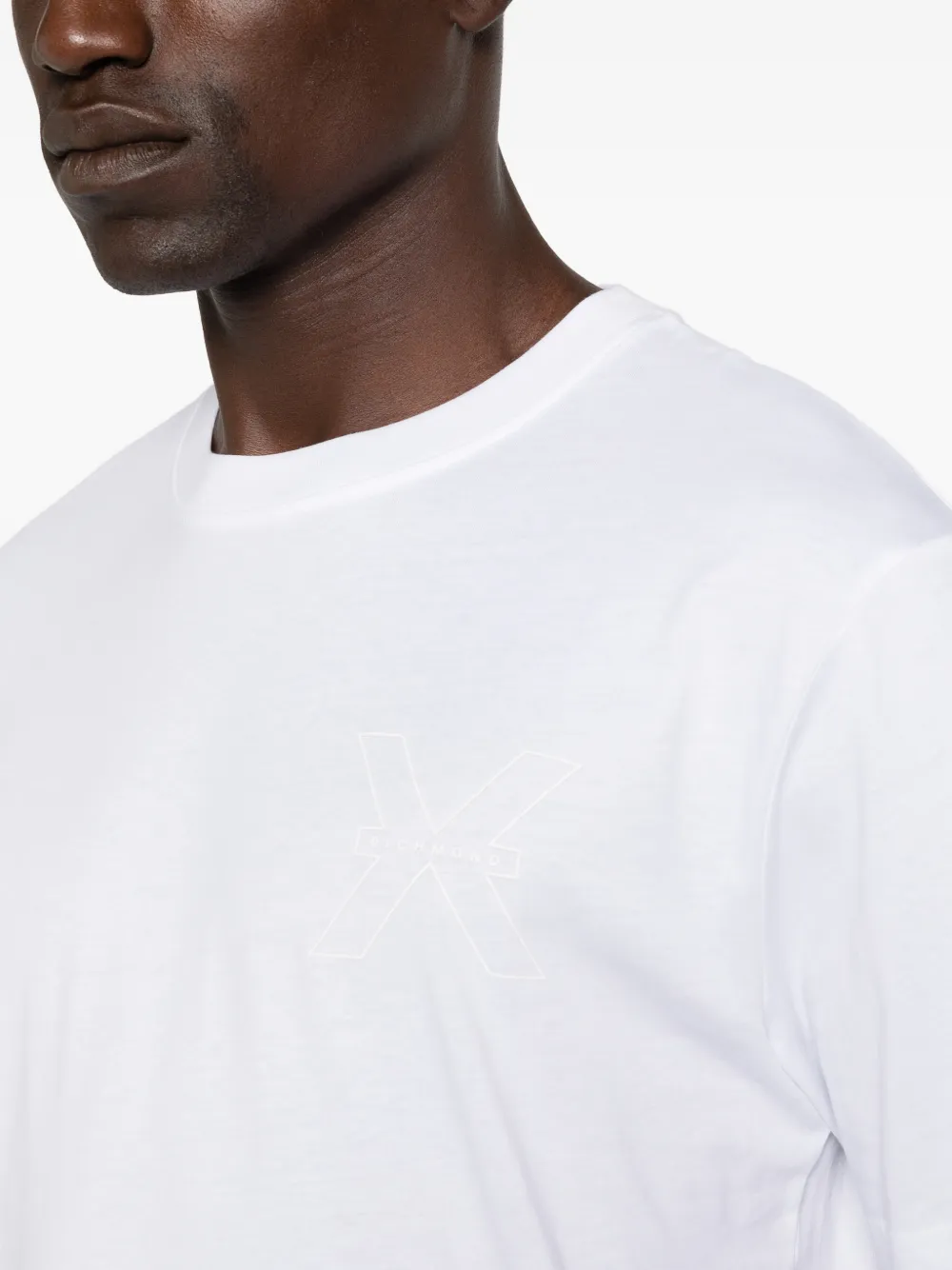 John Richmond T-shirt met ronde hals Wit