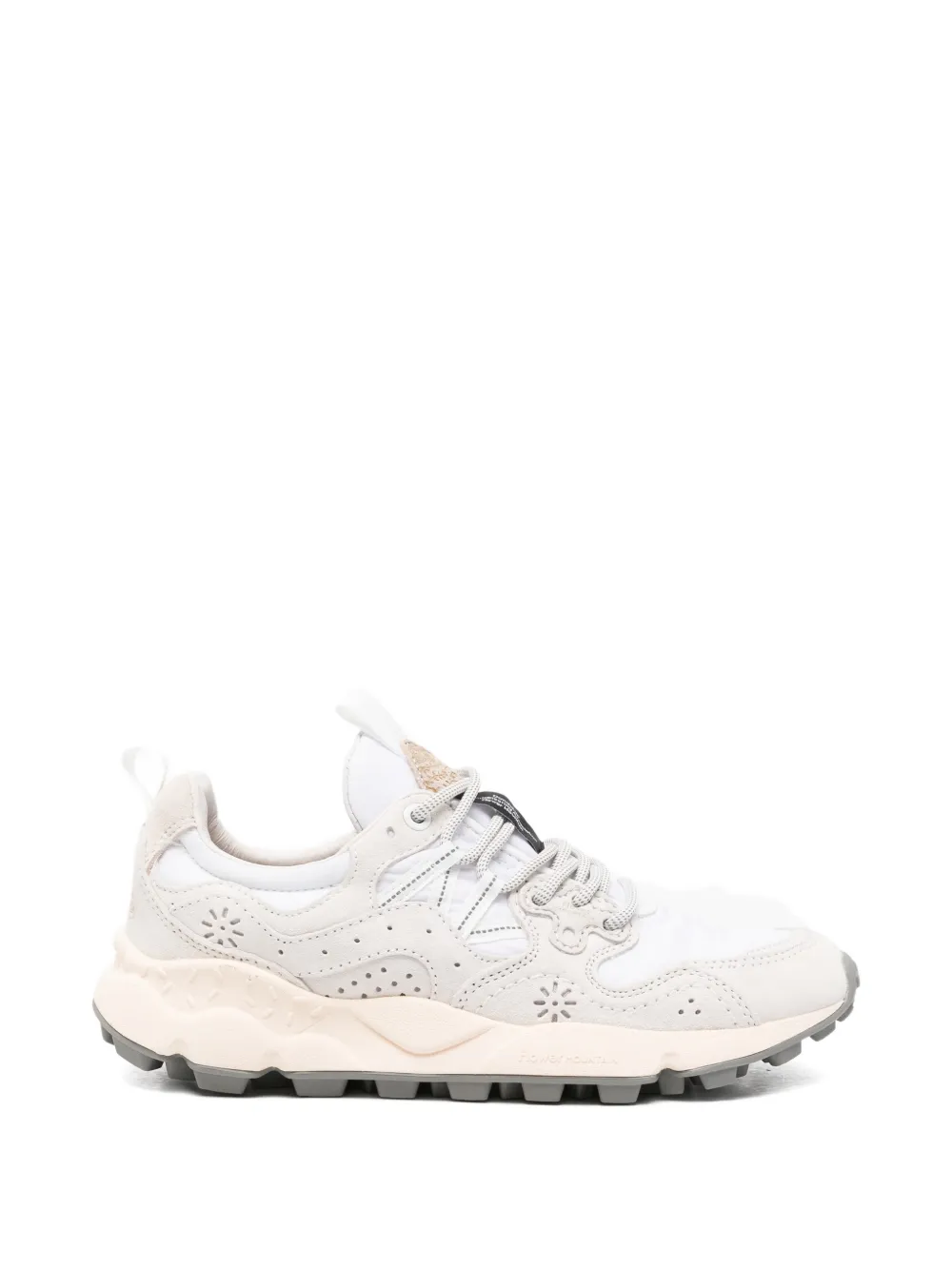 FLOWER MOUNTAIN Yamano 3 UNI laced-up sneakers - Bianco