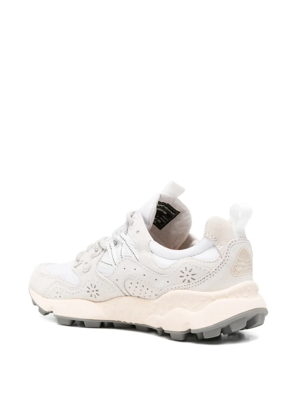 FLOWER MOUNTAIN Yamano 3 UNI laced-up sneakers Wit