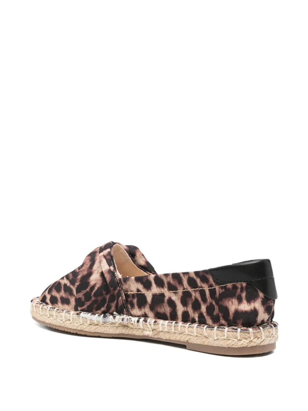 LIU JO leopard-print knot-detail espadrilles Bruin