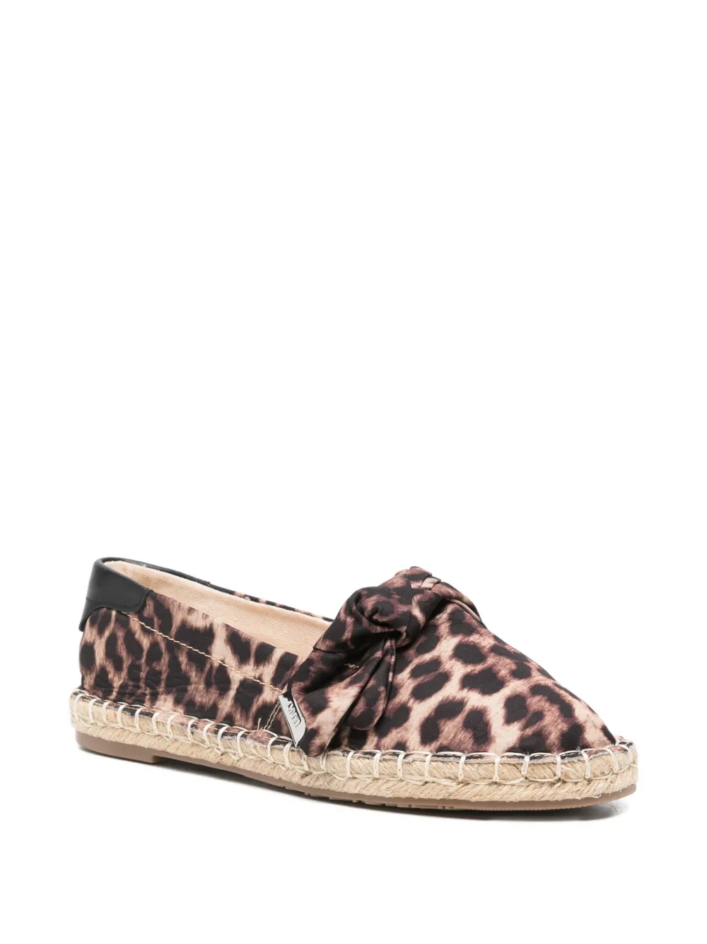 LIU JO leopard-print knot-detail espadrilles Bruin