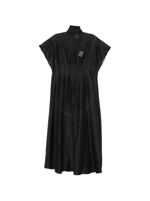 Su high-neck panelled maxi dress